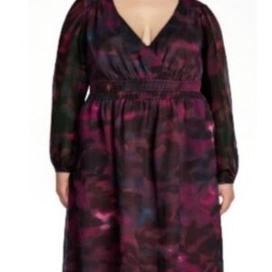 Eqlegant Sophia Vergara 2XL Multicolor Dress